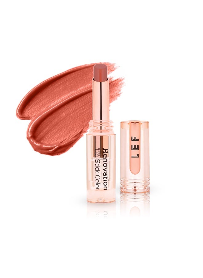 LEF Renovation Cream Lipstick Shine Hydration | 43 CARAMEL