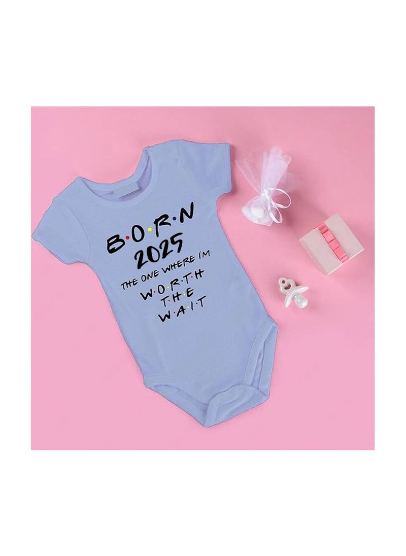 PRINTSHOP4ME Happy 1st New Year Baby Romper Outfit-Short Sleeve Cotton Unisex Bodysuit-Happy New Year Baby Clothes-Gift For Baby Shower  - Image 2