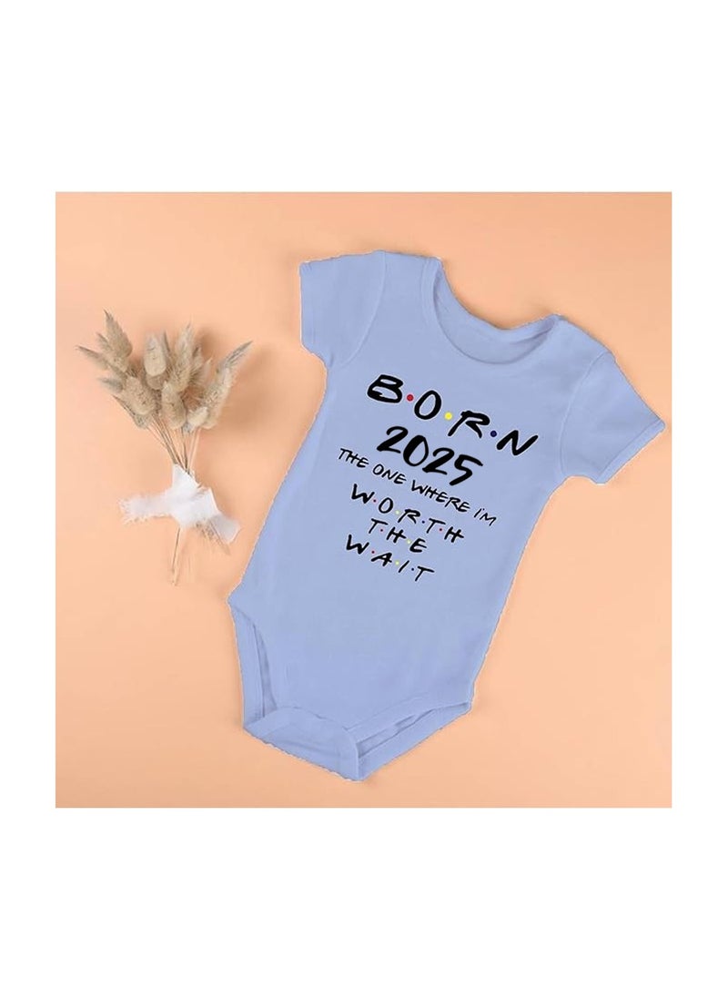PRINTSHOP4ME Happy 1st New Year Baby Romper Outfit-Short Sleeve Cotton Unisex Bodysuit-Happy New Year Baby Clothes-Gift For Baby Shower  - Image 3