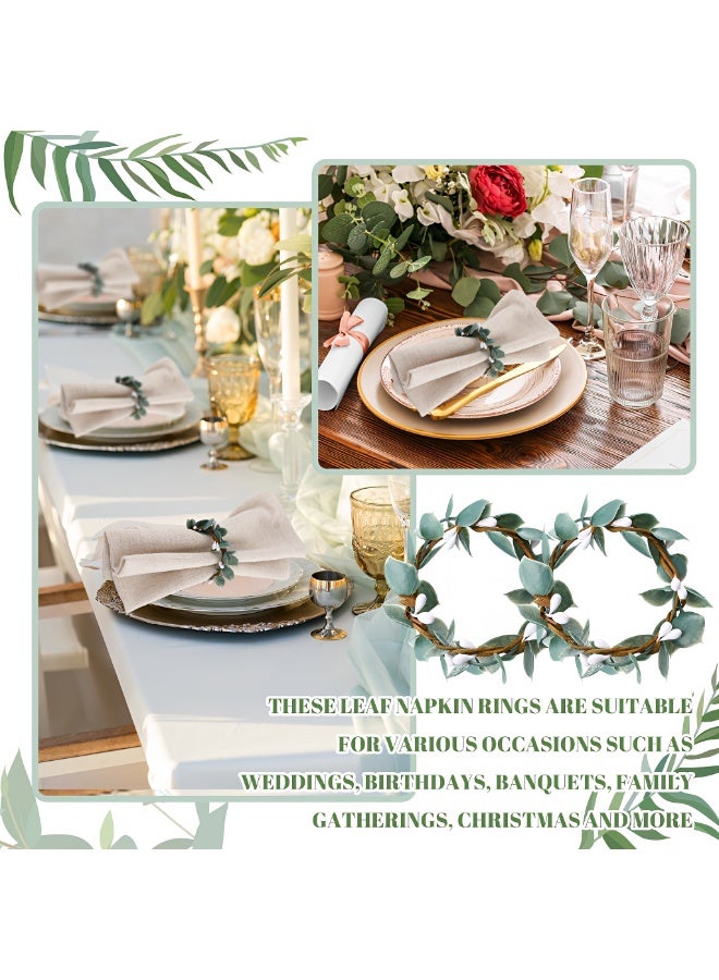 ValueHut Napkin Ring Set (10-Piece) - Nordic Minimalist Tabl Decor Holders for Wedding, Party, Banquet, Home Dinng - Image 5
