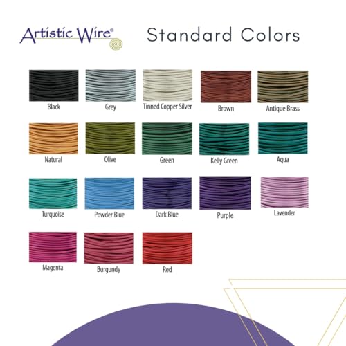 Artistic Wire, 26 Gauge Silver Plated Tarnish Resistant Colored Copper Craft Wire, Gold Color, 30 yd - Image 5