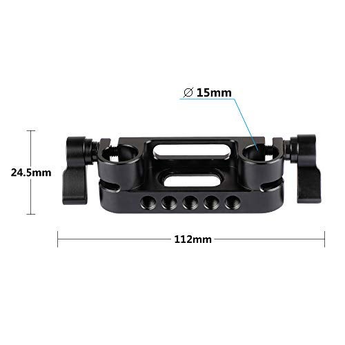 CAMVATE 15mm Dual Rod Clamp for Camera Shoulder Rig - 1973 - Image 2
