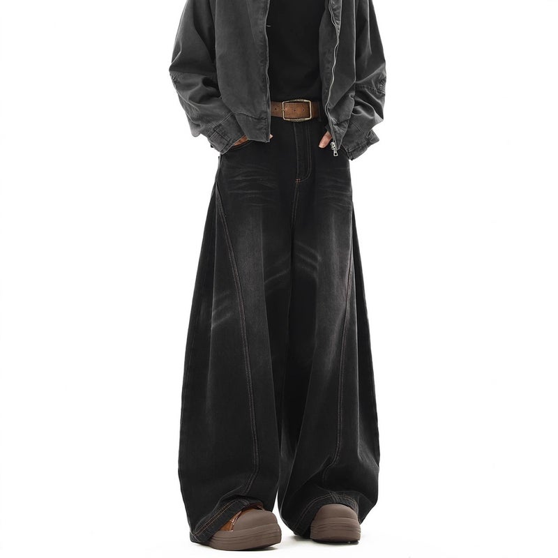 Unisex Casual Daily Denim Jeans - Image 4