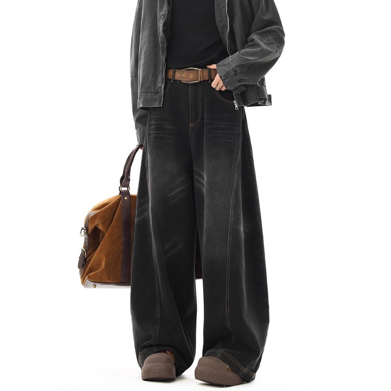 Unisex Casual Daily Denim Jeans - Image 3