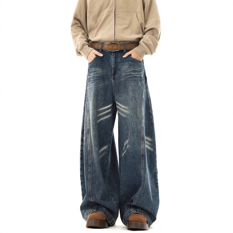 Unisex Casual Daily Denim Jeans - Image 1