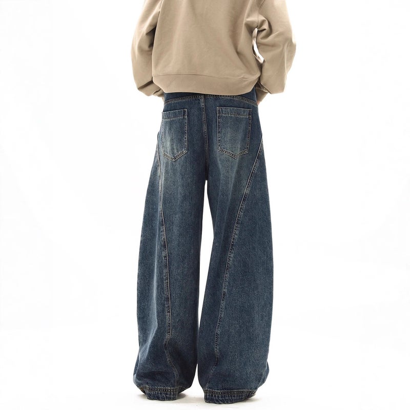 Unisex Casual Daily Denim Jeans - Image 5