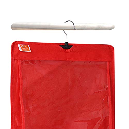KANUSHI Industries® Large Purse Organizer for Ladies Handbag/Purse Hanger for Wardrobe (Color - Red) - Image 3