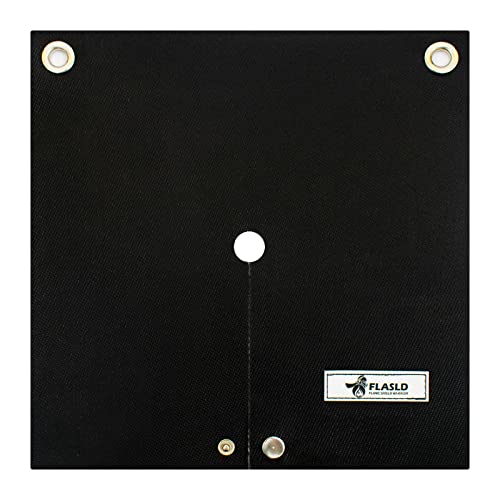 FLASLD Welding Blanket & Heat Shield Mat for Soldering Copper Pipe, 12''x12'' Flame Protector Pad Plumbing Hole Propane Torch (1 Pack) - Image 1