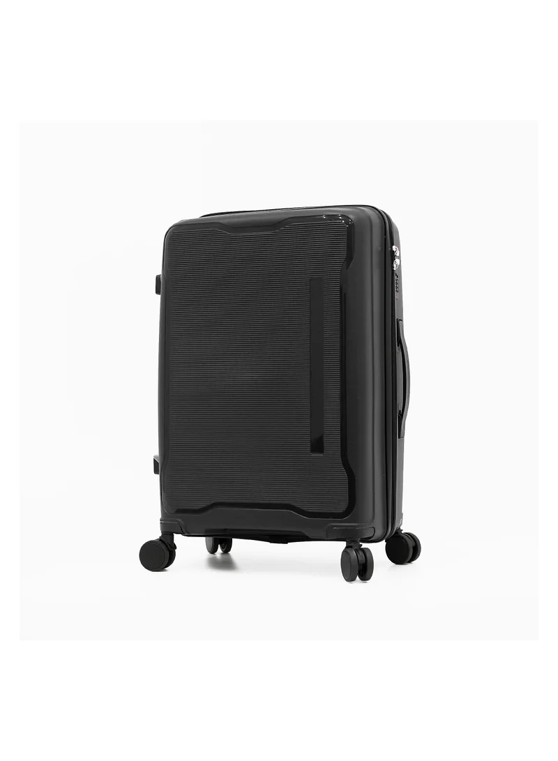 جيوردانو Giordano Hardside Luggage Trolley Bag 3 Pieces set,Black (S-20,M-24,L-28 Inch)