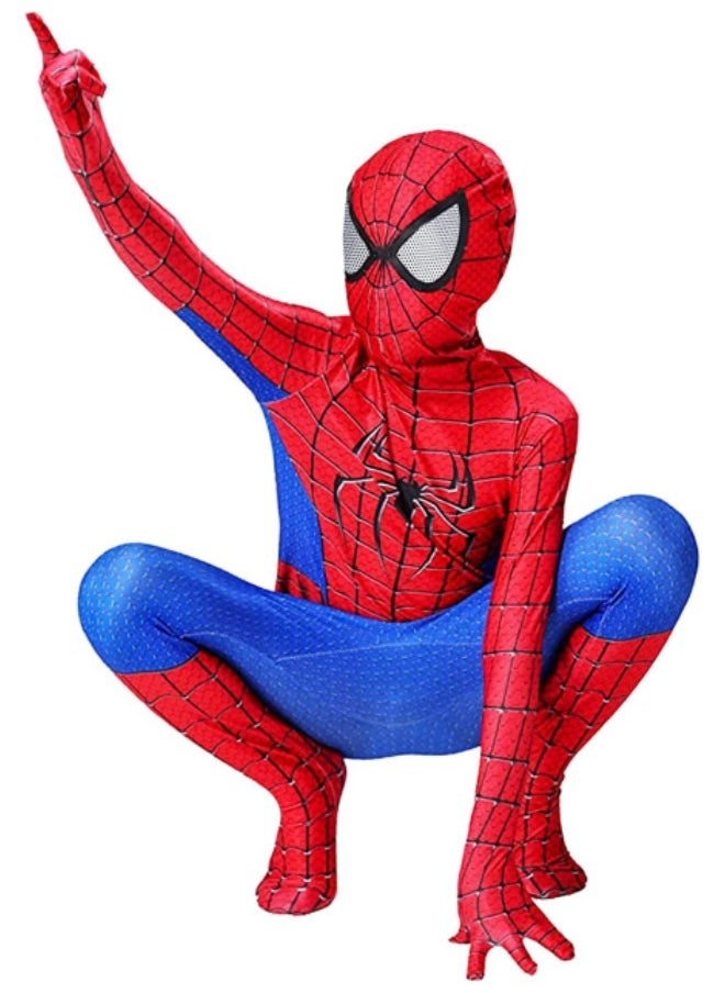 GGEROU - Spider Man Costume Cosplay Set with Launcher Spider Gloves for Kids,3D Style Superhero Role-playing Full Bodysuit with Spider-Man Shock Slinger - Image 1