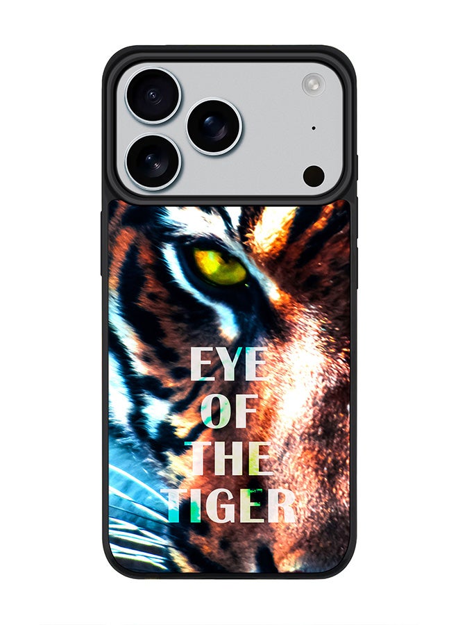 Stylizedd iPhone 17 Pro Case, [Compatible with MagSafe] Slim Magnetic cover Phone Case iPhone 17 Pro -Eye Of The Tiger - Image 1