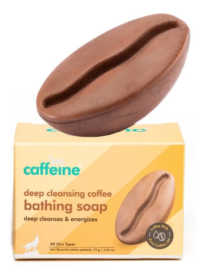 MCaffeine Deep Cleansing Coffee Bathing Soap 75g  - Image 1