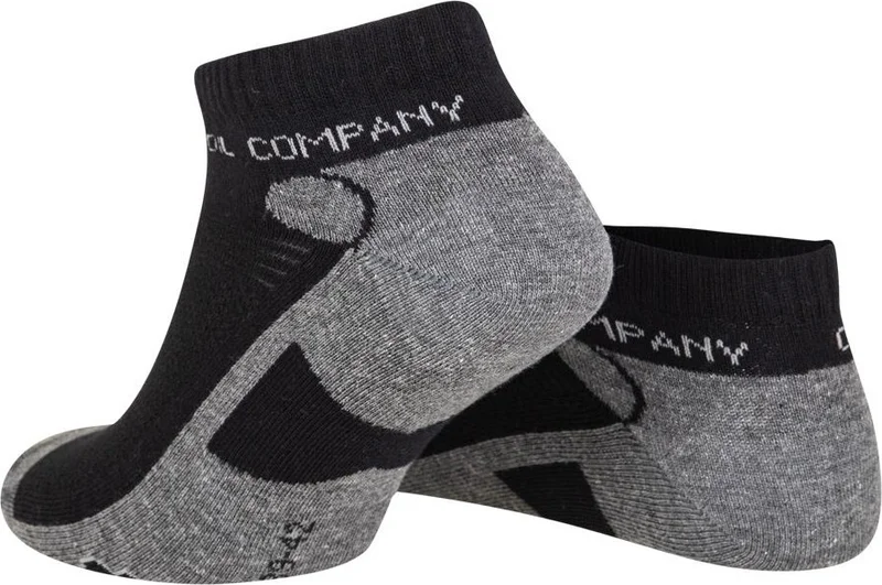 اويل كومباني Black Grey Booties Unisex Socks Natural