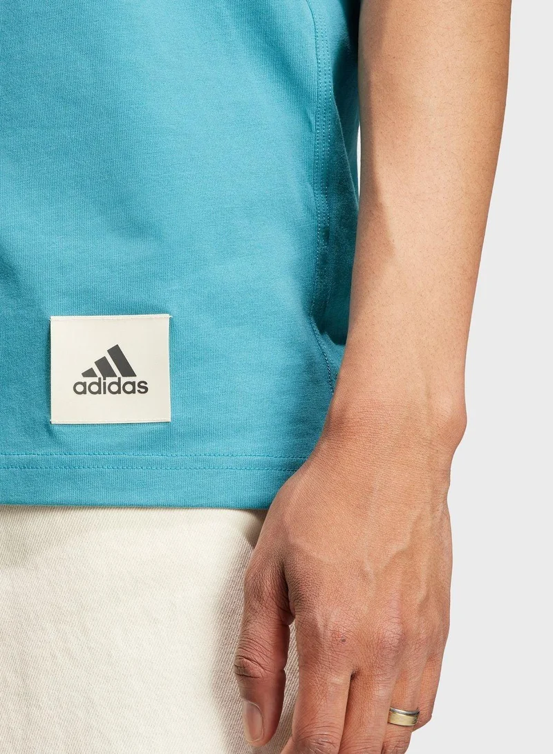 adidas تي شيرت طويل