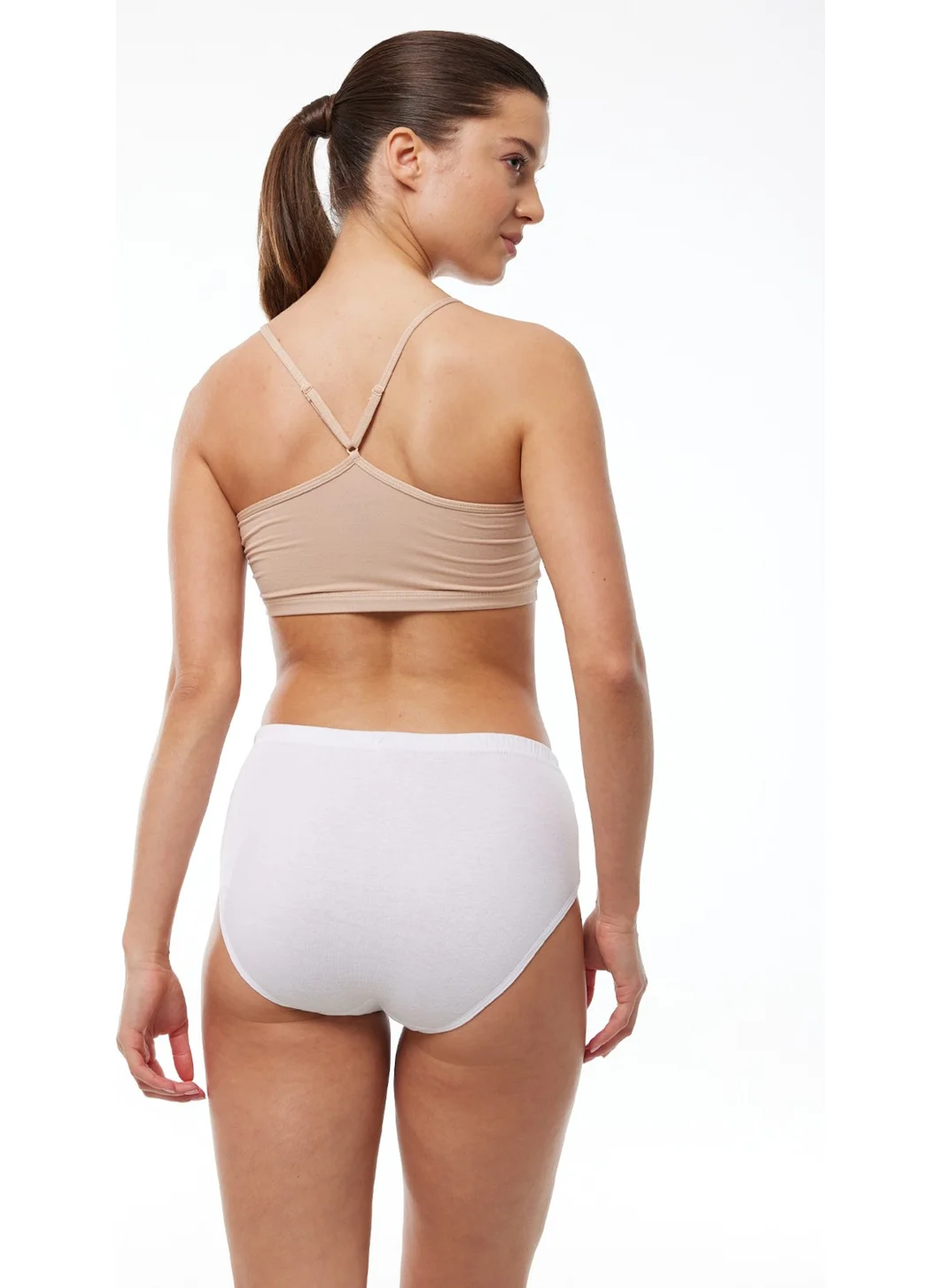 Malabadi Women 6 Pack Large Size High Waist Mother's Panties 156-E (M - 6xl)