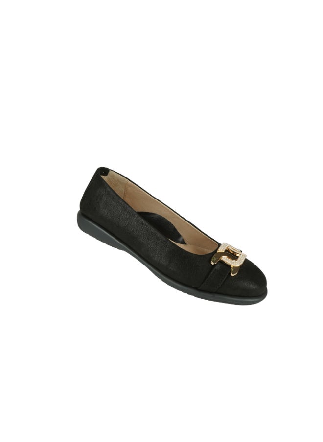 DFC RELAX - DFC RELAX Ladies Flat Shoes E 1626 90 Black - Image 1