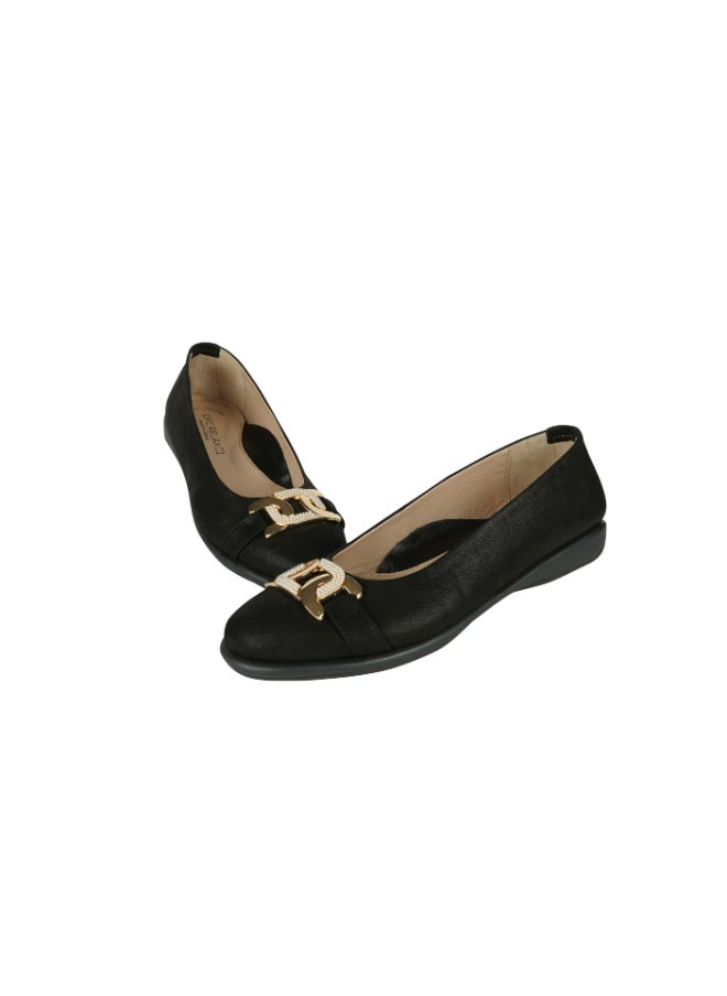 DFC RELAX - DFC RELAX Ladies Flat Shoes E 1626 90 Black - Image 1