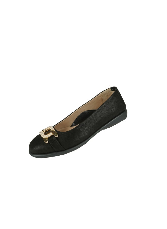 DFC RELAX - DFC RELAX Ladies Flat Shoes E 1626 90 Black - Image 1