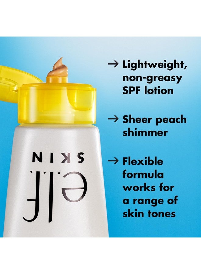 إلف كريم واقي من الشمس ووا جلو من إلف سكين، بعامل حماية من الشمس 30، وبرايمر مكياج لإطلالة متألقة، مصنوع من حمض الهيالورونيك، نباتي وخالٍ من القسوة، قد تختلف العبوة، مقاوم لأشعة الشمس - Image 5