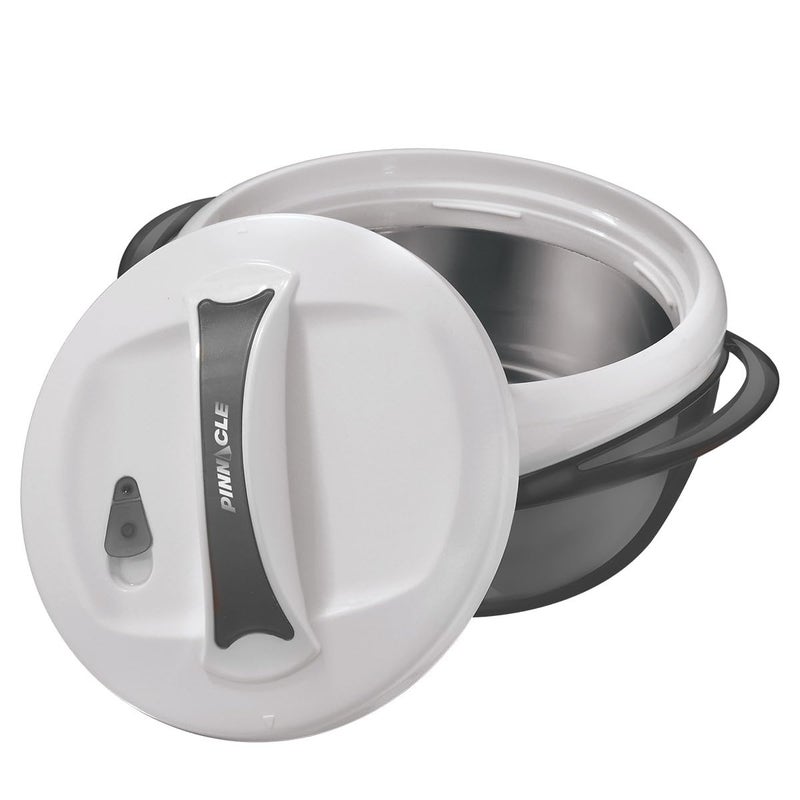Pinnacle Large Insulated Casserole Dish with Lid 3.6 qt. Elegant Hot Pot Food Warmer/Cooler -Thermal Soup/Salad Serving Bowl Stainless Steel Hot Food Containerâ€“Best Gift Set for Moms - Image 1