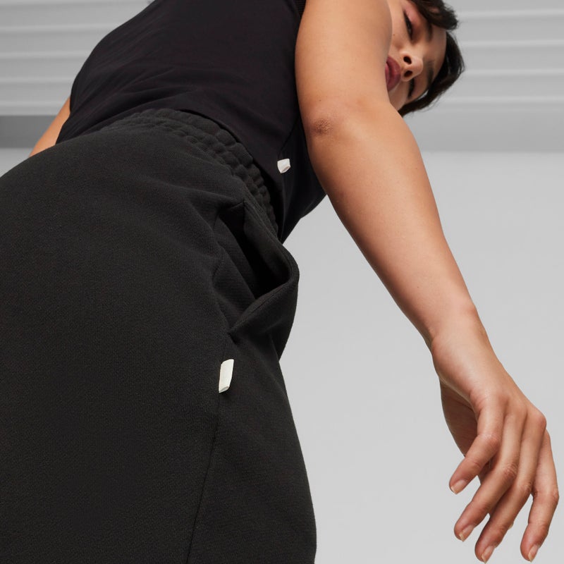 PUMA INFUSE Womens Black Relaxed Sweatpants - Image 2