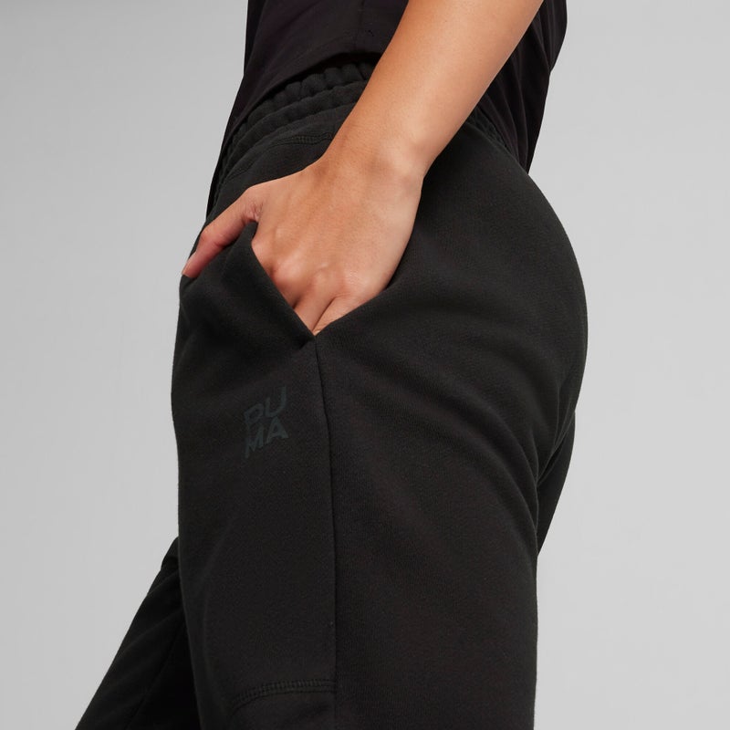 PUMA INFUSE Womens Black Relaxed Sweatpants - Image 5