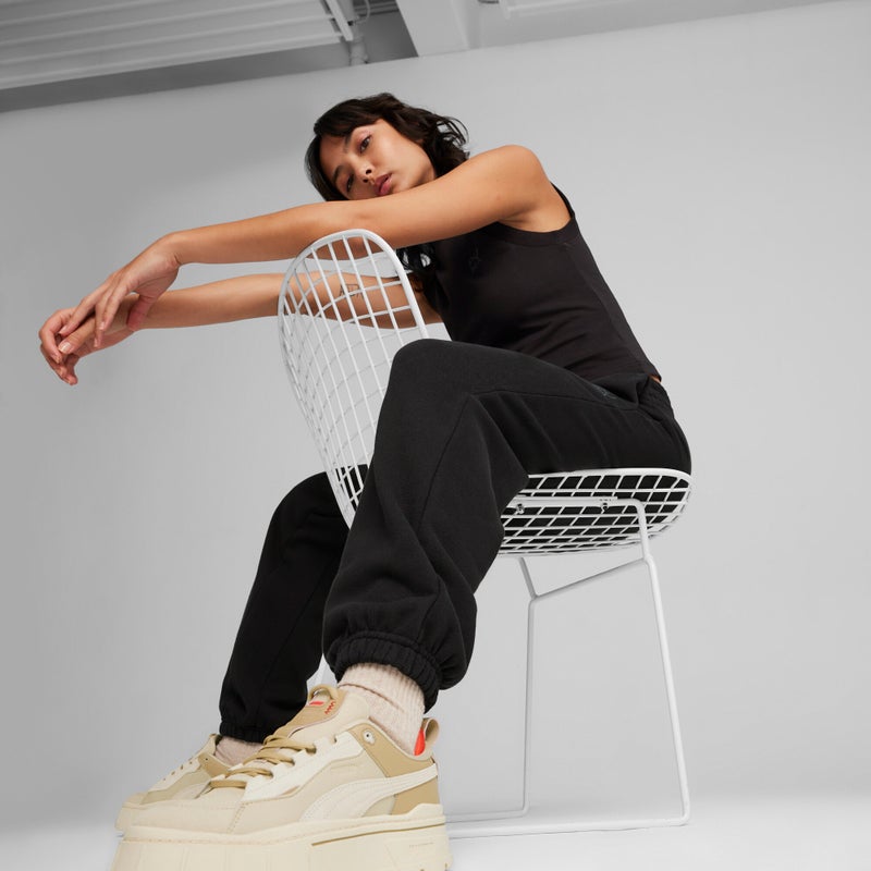 PUMA INFUSE Womens Black Relaxed Sweatpants - Image 3