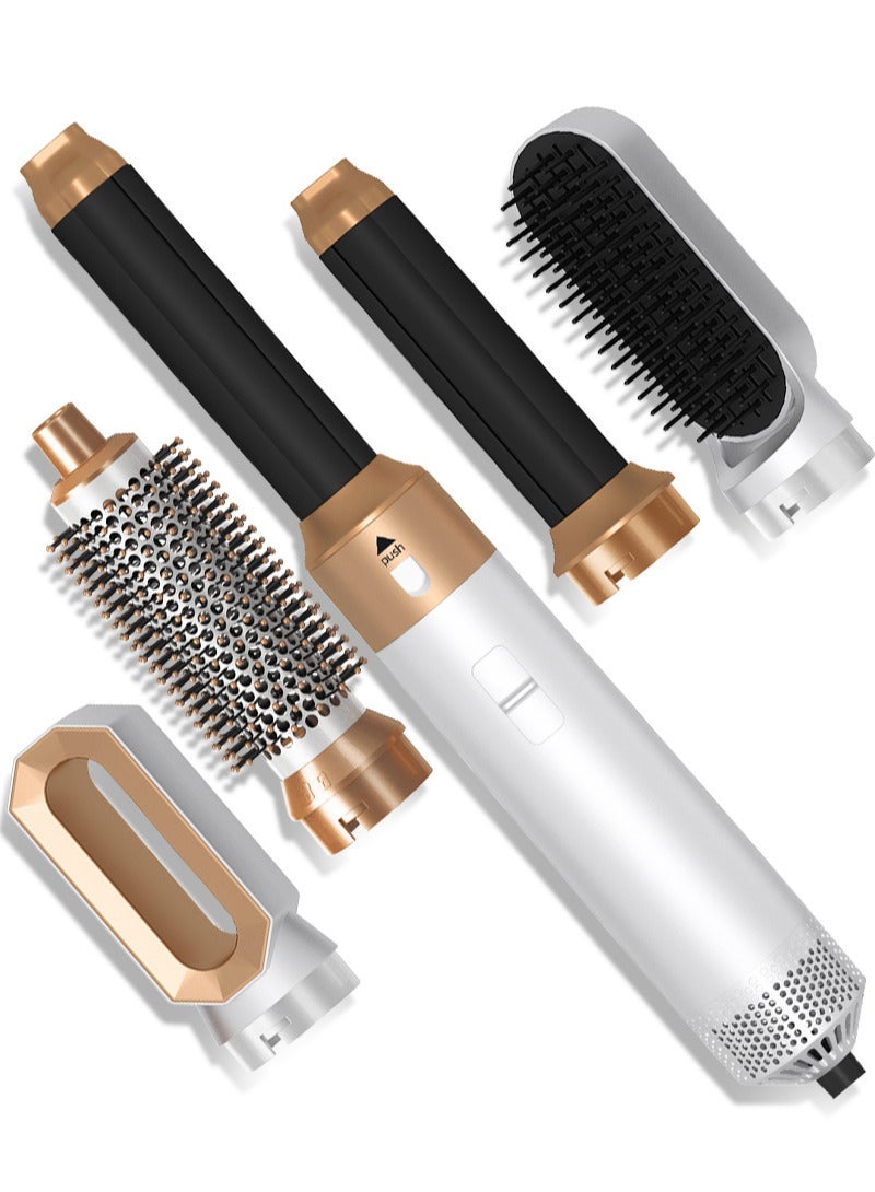 5 IN 1 Hair Dryer Brush & Styling Tool Set All-IN-One Salon Hot Air Styler for Drying Combing Curling Straightening Auto Air Curler for Hair, Fast Styling - Image 1