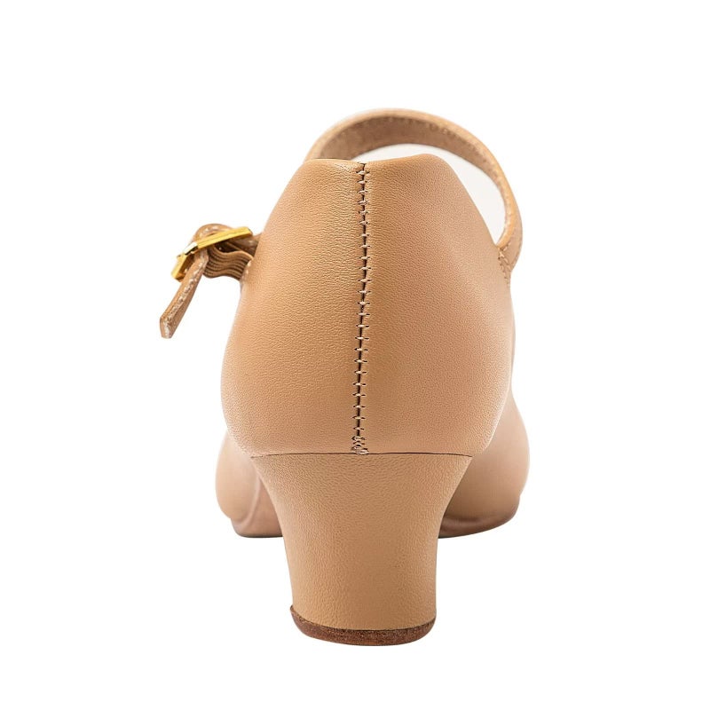 ARCLIBER Brown Character Shoes for Women Ankle Strap 1.55" Dance Heels for Ballroom Salsa Tango-10.5 - Image 5