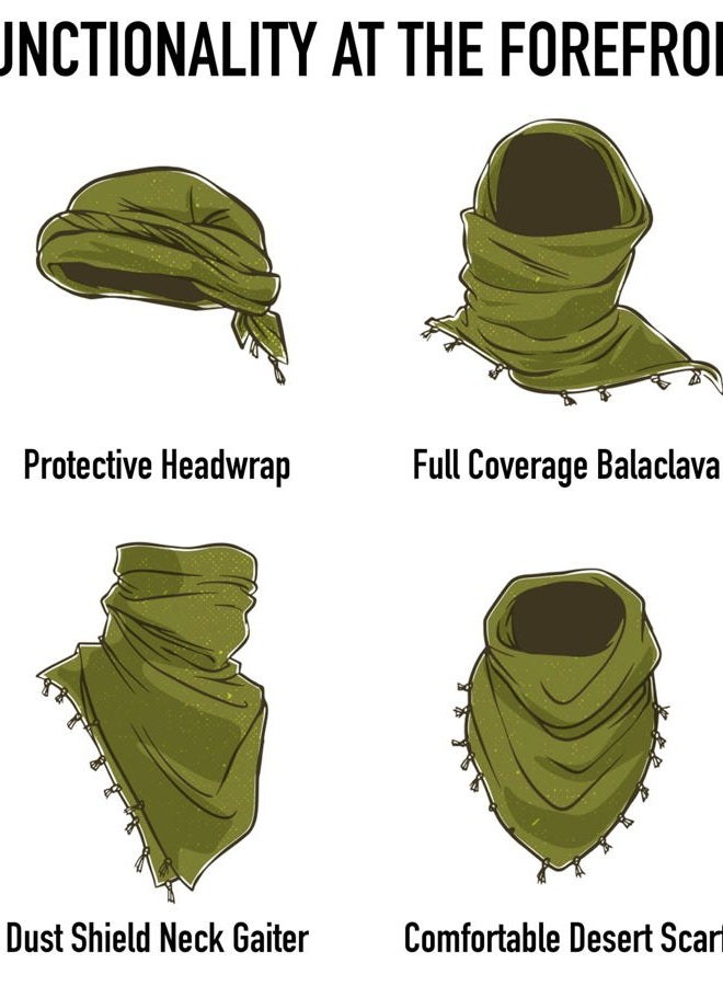 ROTHCO Shemagh Tactical Desert Scarf - Pink - Image 3