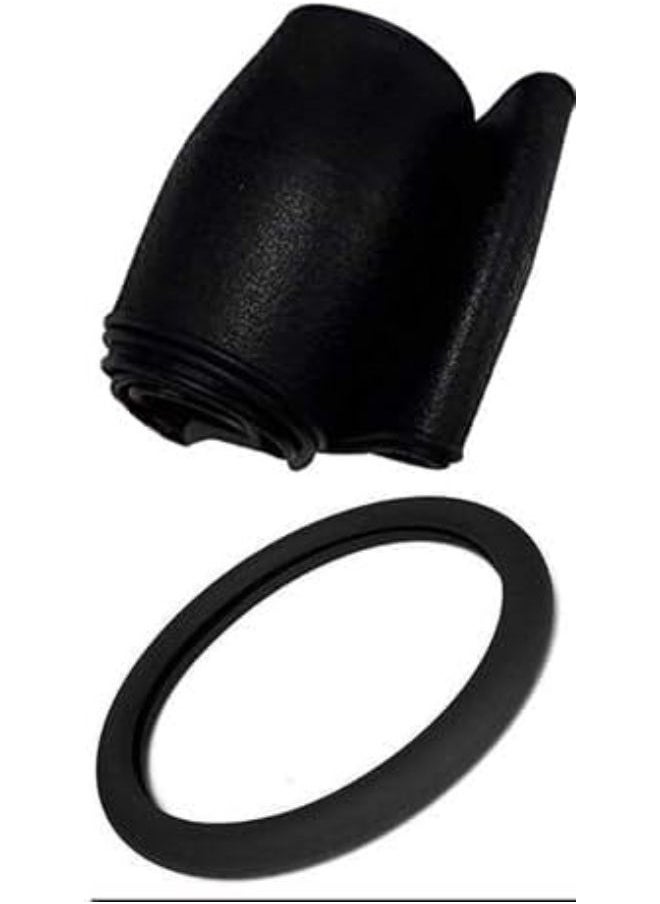 Generic Generic Silicone Steering Wheel Cover, Breathable Non-Slip Design, Soft and Comfortable Feeling, Universal Auto Car Steering Wheel Stitch on Wrap - Black 