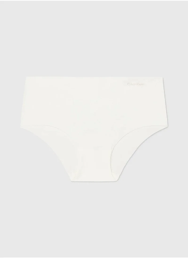 CALVIN KLEIN Women's Hipster Panty - Invisibles - Polyamide, White