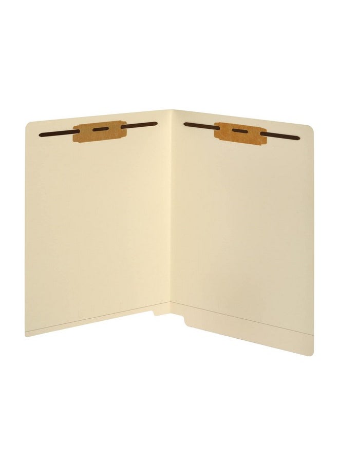 [IN]PLACE Office Depot End Tab Fastener Folders 2 Bonded Fasteners Straightcut Tabs Letter Size Manila Box Of 50 Om01434  - Image 3