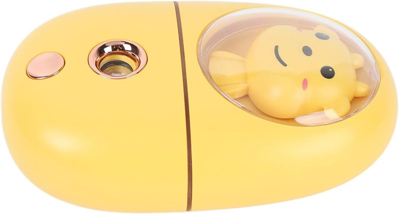 Zerodis Other Living Appliances Mist Sprayer Portable Eye Face Humidifier USB Rechargeable Perfect for Travel and Daily Skin Care 35ml Cute Animal (Yellow) - Image 2