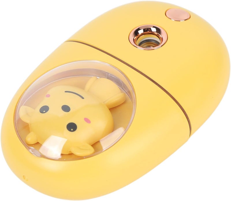 Zerodis Other Living Appliances Mist Sprayer Portable Eye Face Humidifier USB Rechargeable Perfect for Travel and Daily Skin Care 35ml Cute Animal (Yellow) - Image 4