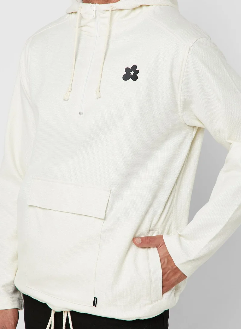 CONVERSE Golf Le Fleur Anorak Natural Hoodie