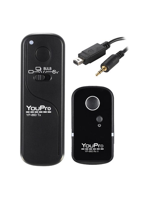 YP-860 DC2 2.4G Wireless Remote Control Shutter Release Transmitter Receiver 16 Channels for Nikon D5000 D750 D7100 D7200 D7000 D600 D610 D5500 D3300 D3200 D3100 D5300 D5200 D5300 DSLR Camera