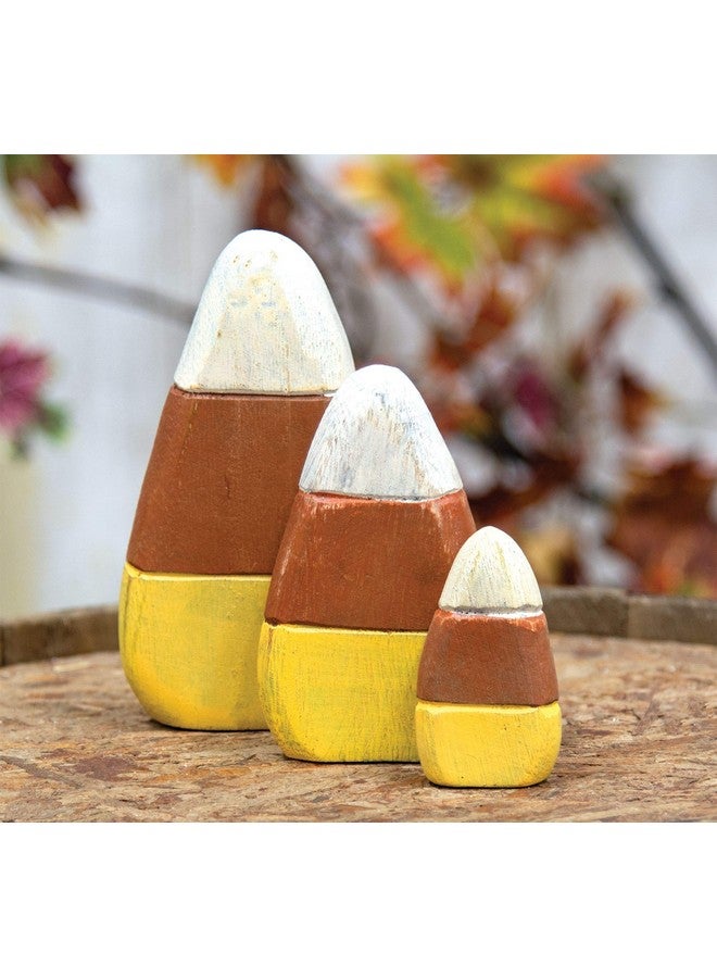 سي دبليو آي جيفتس مجموعة من 3 قطع من رفوف حلوى الذرة الخشبية من CWI Gifts - Image 2