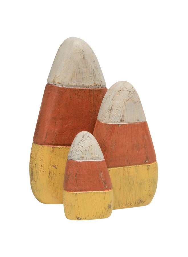 سي دبليو آي جيفتس مجموعة من 3 قطع من رفوف حلوى الذرة الخشبية من CWI Gifts - Image 1