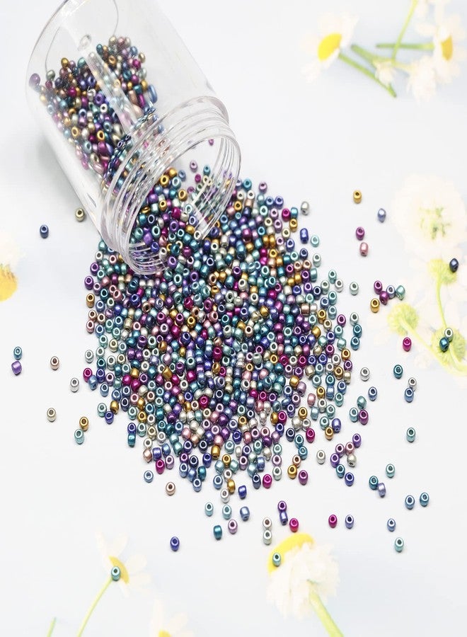 KERGAEN Size 2mm 12/0 Seed Beads About 15600pcs, Small Seed Beads Supplies with Elastic String,Jump Ring and Charms for Making Earring,Bracelet and Jewelry (650Pcs/Color, 24 Colors) - Image 3
