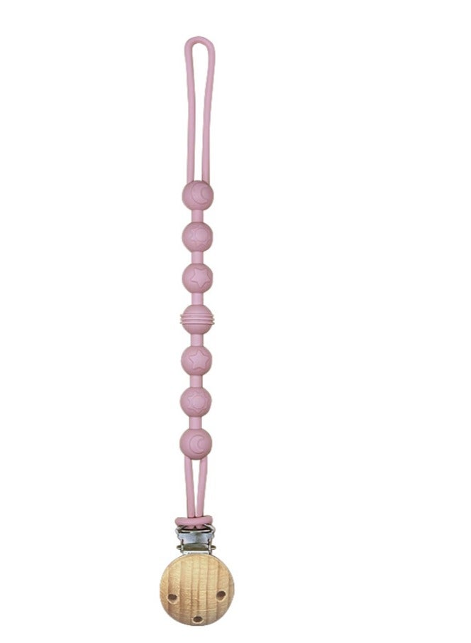 Donna Rosa New Arrivals! Pacifier Clip with Cute Design! Made of Silicone & Beech! Pack of 2! - Image 3