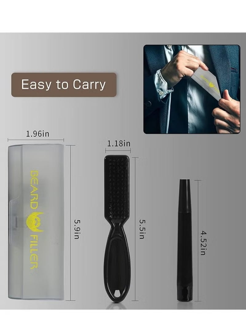 Generic Beard Pencil Filler Water Proof Long Lasting Coverage and Natural Finish for Beard, Moustache and Eyebrows  - Image 3