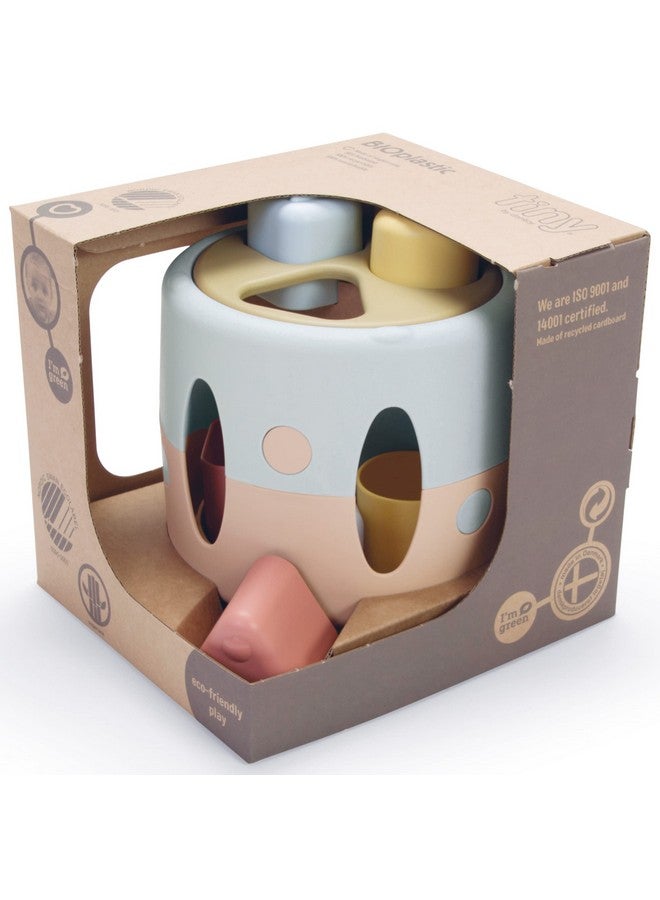 Dantoy TINY BIO Eco-Friendly Shape Sorter Toy (7 Pieces), Babies & Toddlers, Shape & Pattern Recognition, Hand-Eye Coordination, Non-Toxic, Dishwasher Safe, Made in Denmark, Ages 10 Mos+ - Image 4