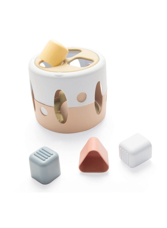 Dantoy TINY BIO Eco-Friendly Shape Sorter Toy (7 Pieces), Babies & Toddlers, Shape & Pattern Recognition, Hand-Eye Coordination, Non-Toxic, Dishwasher Safe, Made in Denmark, Ages 10 Mos+ - Image 1