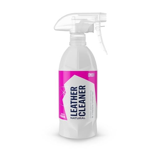 Gyeon Q²M LeatherCleaner Natural - Mild Cleaner for Semi-Aniline & Nappa Leather - Ultimate Preparation for Coating Removes Light Dirt, Oily Residue & Discoloration - Ideal for High-End Detailing, 500 ml - Image 1