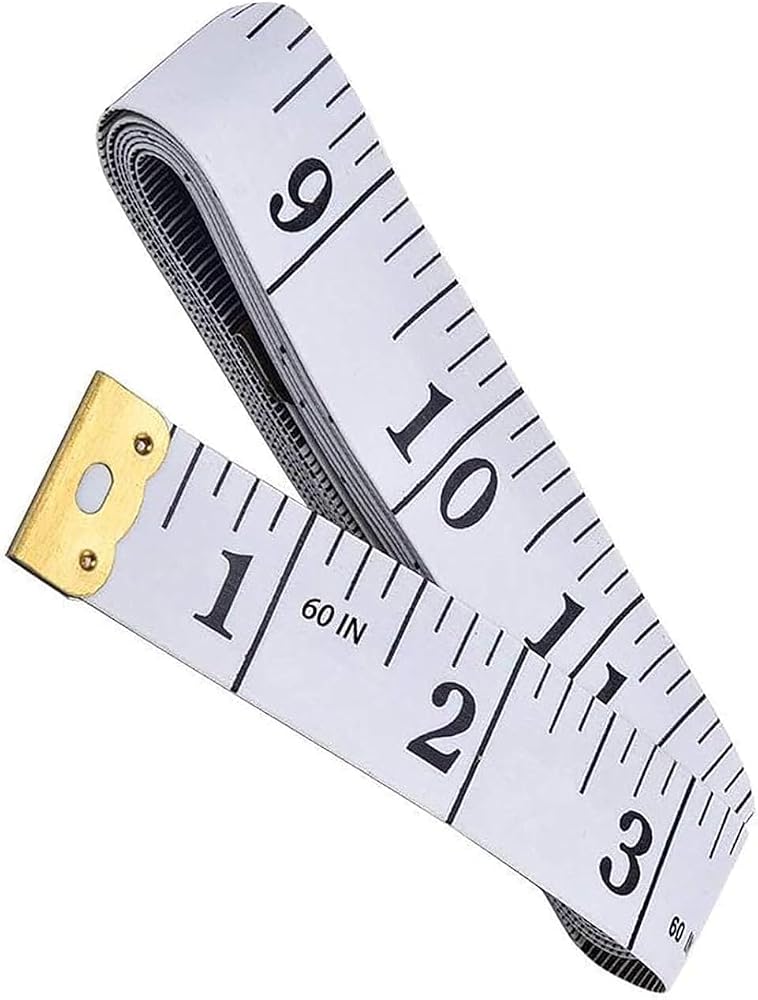 AquaFalcon Measuring Tape for Body Measurements, Soft Tape Measure Double Scale, Has 150 Centimetre Scale on Reverse and Front 60 Inch - Image 1