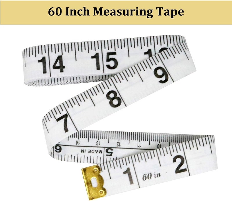 AquaFalcon Measuring Tape for Body Measurements, Soft Tape Measure Double Scale, Has 150 Centimetre Scale on Reverse and Front 60 Inch - Image 2