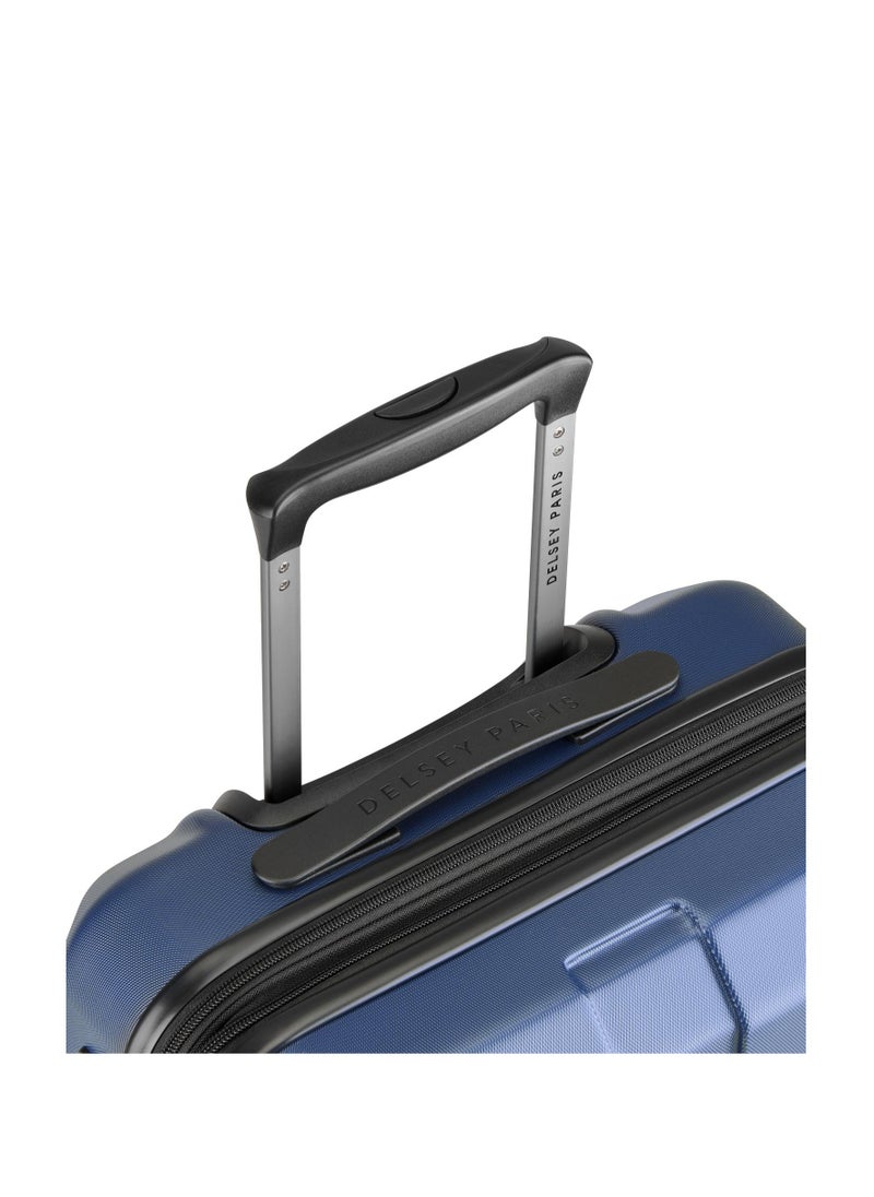 DELSEY Paris Depart Hard 61cm Hardcase Expandable 4 Double Wheel Cabin Luggage Trolley Case - Navy Blue  - Image 5