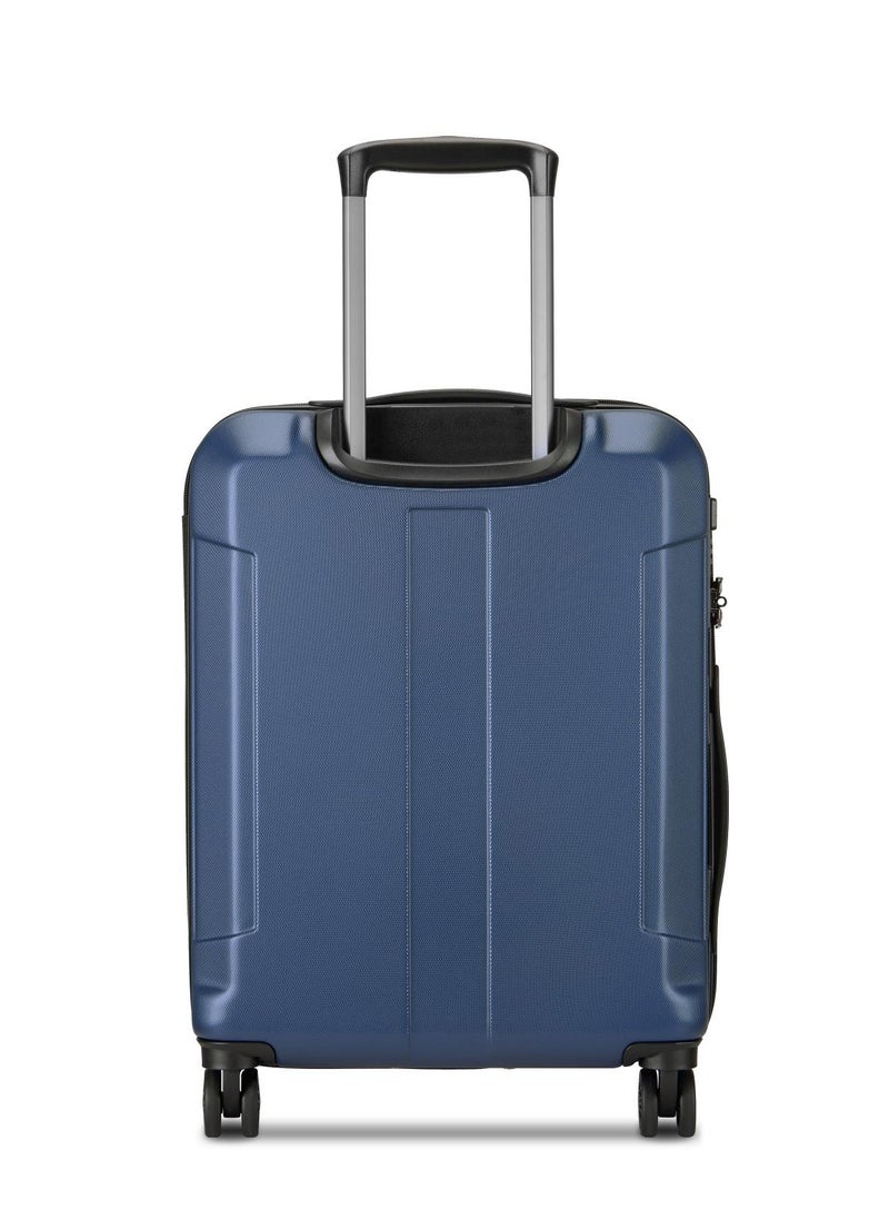 DELSEY Paris Depart Hard 61cm Hardcase Expandable 4 Double Wheel Cabin Luggage Trolley Case - Navy Blue  - Image 3