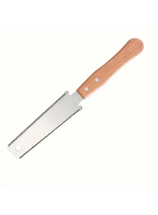 Style A Japanese Hand Saw Set Double Sided Three Speed Tenon Saw For Woodworking - Image 1